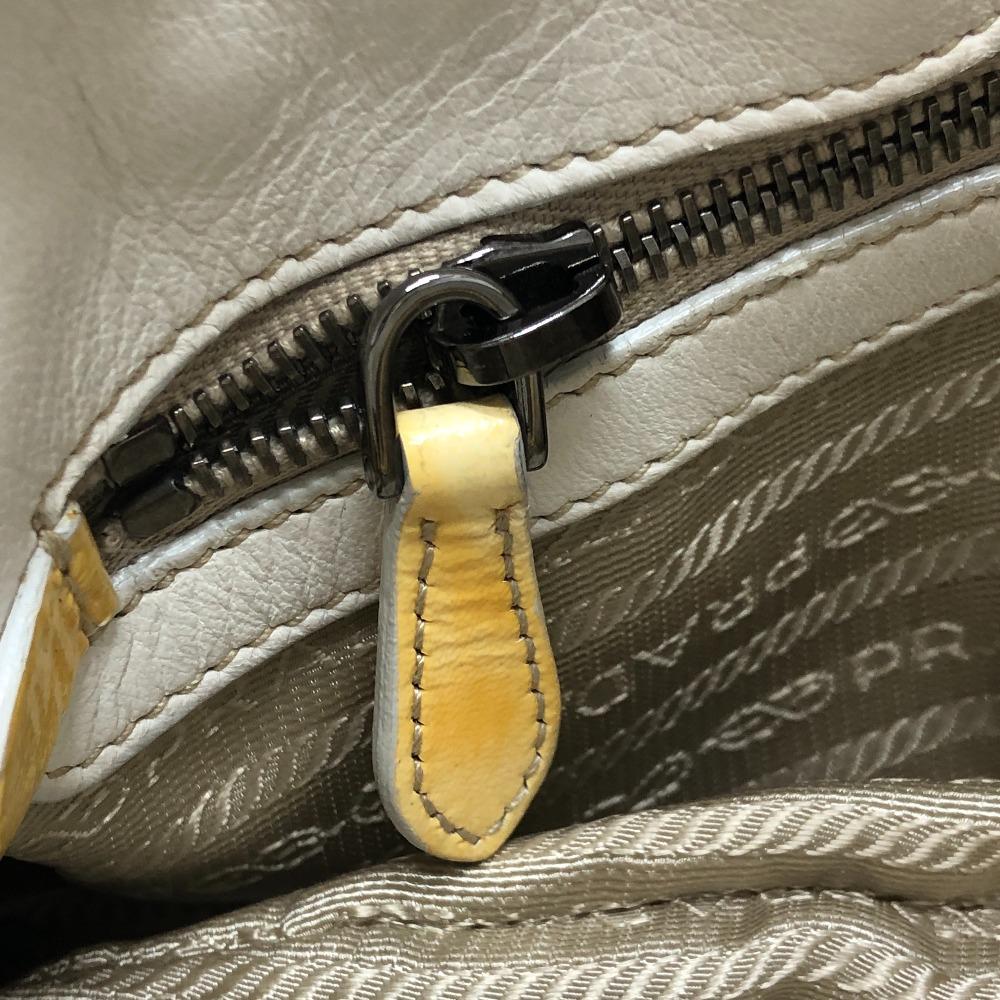 PRADA BN1338 Logo Gather 2-way bag, handbag, shoulder bag Hand Bag