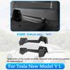 For Tesla  Model Y L Launch Trunk Side Guards TPE Full Cover Fluff Surface Corner Protection Pads Interior Protector Accessories