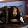 Music Y-Yuna Cushion Cover Home Decor Cushion Cover Soft Throw Pillowcase for Sofa Bedroom Outdoor Use