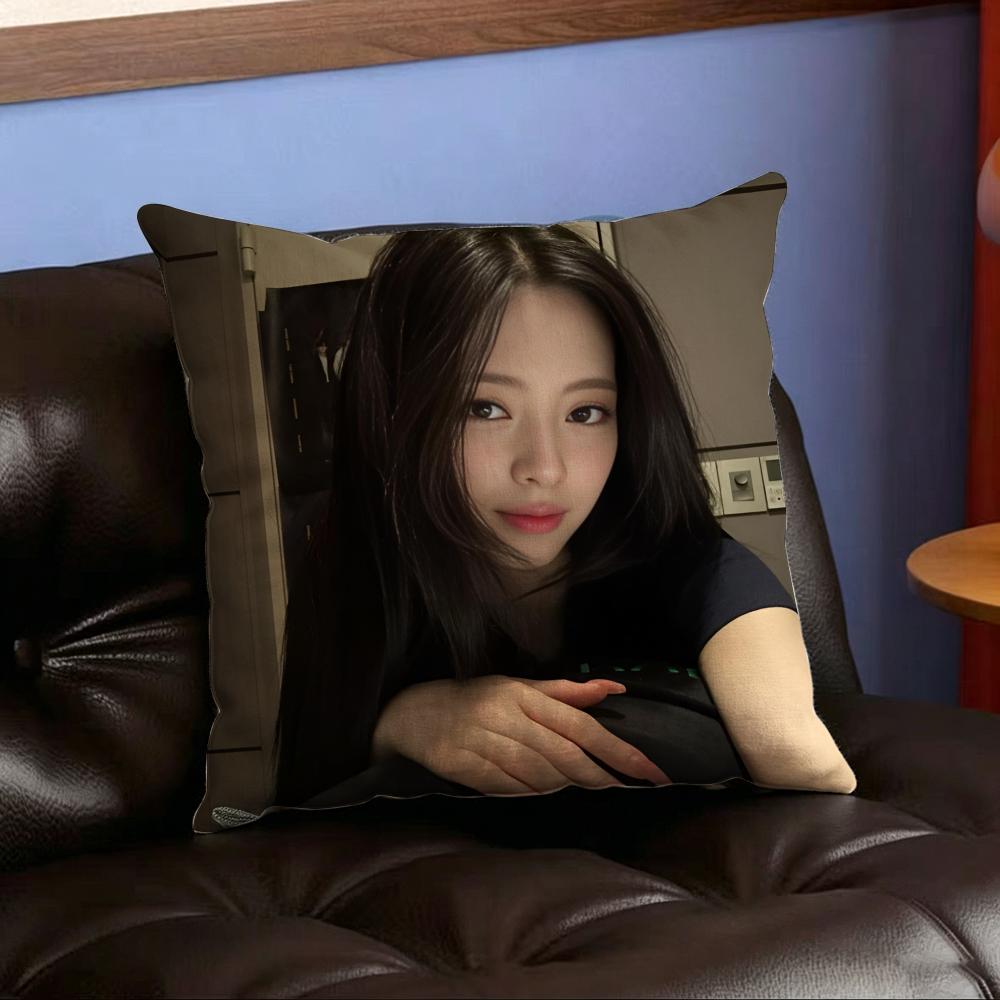 Music Y-Yuna Cushion Cover Home Decor Cushion Cover Soft Throw Pillowcase for Sofa Bedroom Outdoor Use
