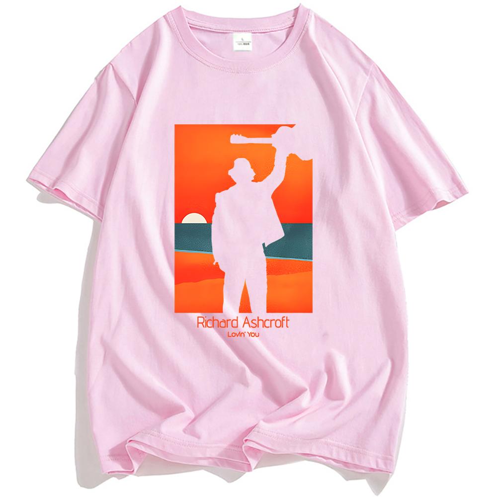 2026 SpringSummer Richard Ashcraft Love Frame Cotton ShortSleeved Mens Streetwear Printed TShirt XL