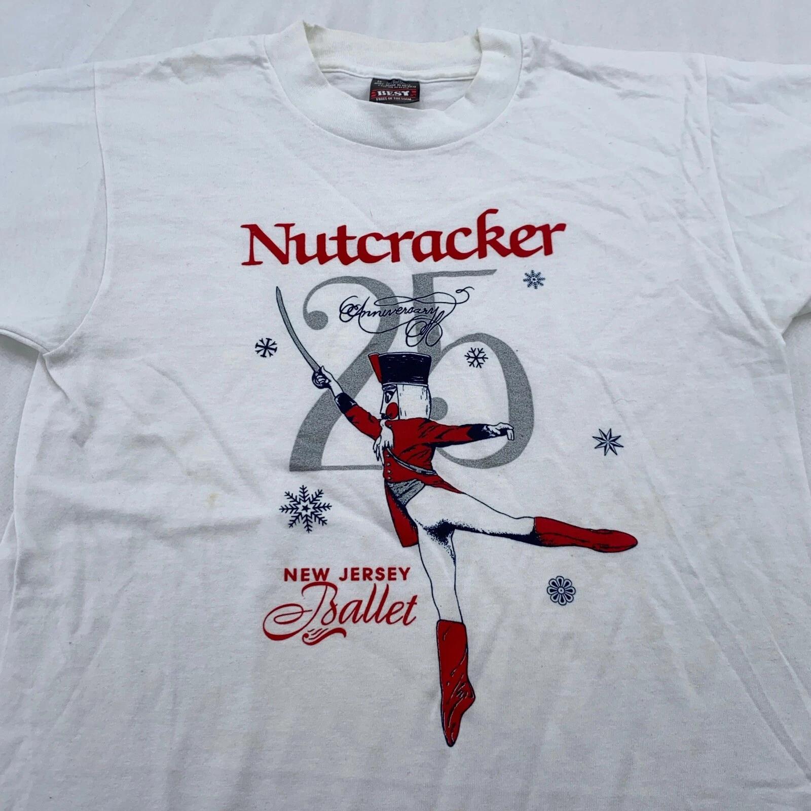 

vintage 90s NUTCRACKER NEW JERSEY BALLET T-Shirt XS christmas dancing M