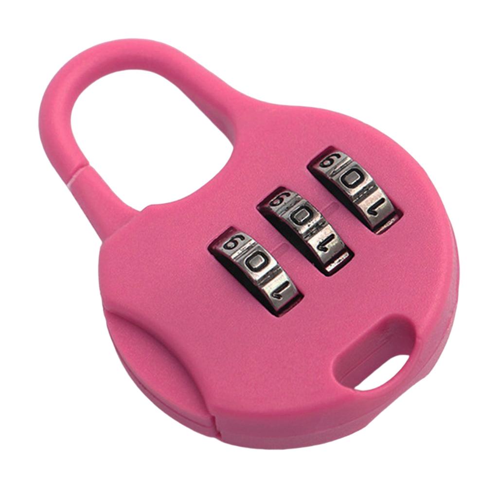 3-Digit Luggage Combination Locks Zinc Plastic Number Password Code Lock for Locker Drawer Toolkit Cabinets