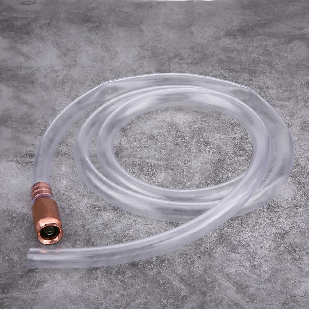 Automatic Siphon Pump Oil Fuel Liquid Transfer Pump Oil Suction Pipe 180cm