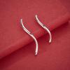 S925 Sterling Silver S-Shaped Bent Tube Beading Kit for DIY Bracelets and Necklaces