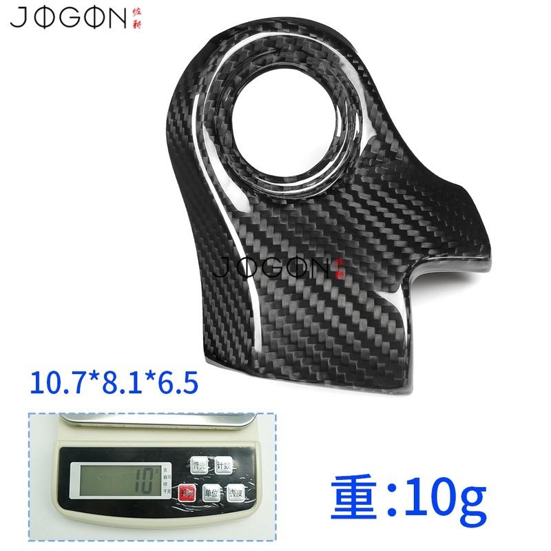 Dry Carbon Fiber Car Interior Start Stop Switch Button Frame Cover Trim Accessories For Lexus IS300 350 IS500 F Sport -2025