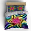 "Colorful Geometric Pattern Decor" Multiple sizes kid's and adults' bedroom Exquisite 3PC bedding set gift