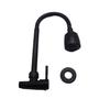 Black Baking Varnish 360° Kitchen Wall Mounted Faucet Single Cold Universal Vegetable Basin Faucet Bathroom Balcony Faucet