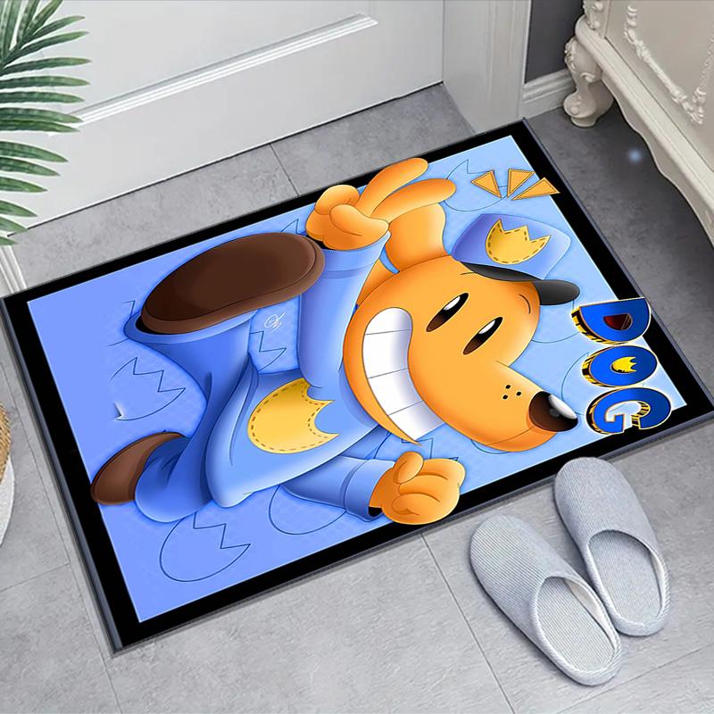 1pc DogMan2 Design Area Rug - Non-Slip, Soft & Cozy Floor Mat for Living Room, Bedroom, Office - Indoor/Outdoor Decorative Carpet