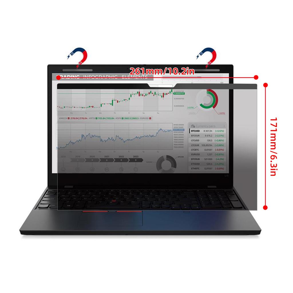 Magnetic  Screen Filter Anti UV Film Anti Glare Frosted High transmittance Film Magnetic Adsorption  Protection Anti