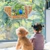 Squirrel-Proof Window Birds Feeder with Suction Cup Bird Feeding Trays  Parrot Parakeet