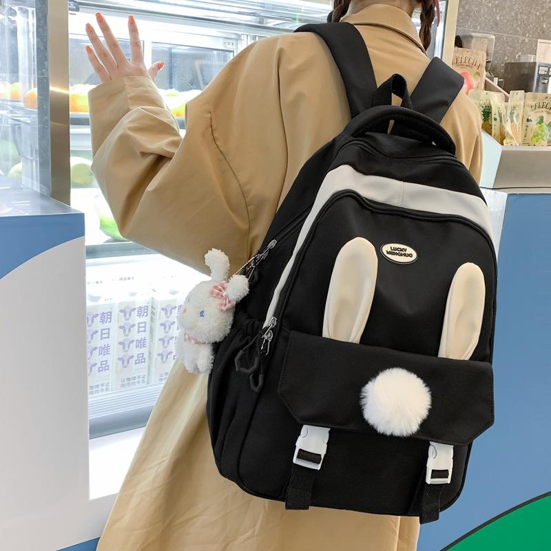 Small fresh original style soft sister student schoolbag Korean version ins large-capacity backpack