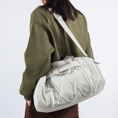 Gleiche Fitness-Tasche für Damen und Herren, lässig, schlicht, mit Kreuzseil-Design, tragbare Reisetasche, modische Sport-Trainings-Fitness-Tasche