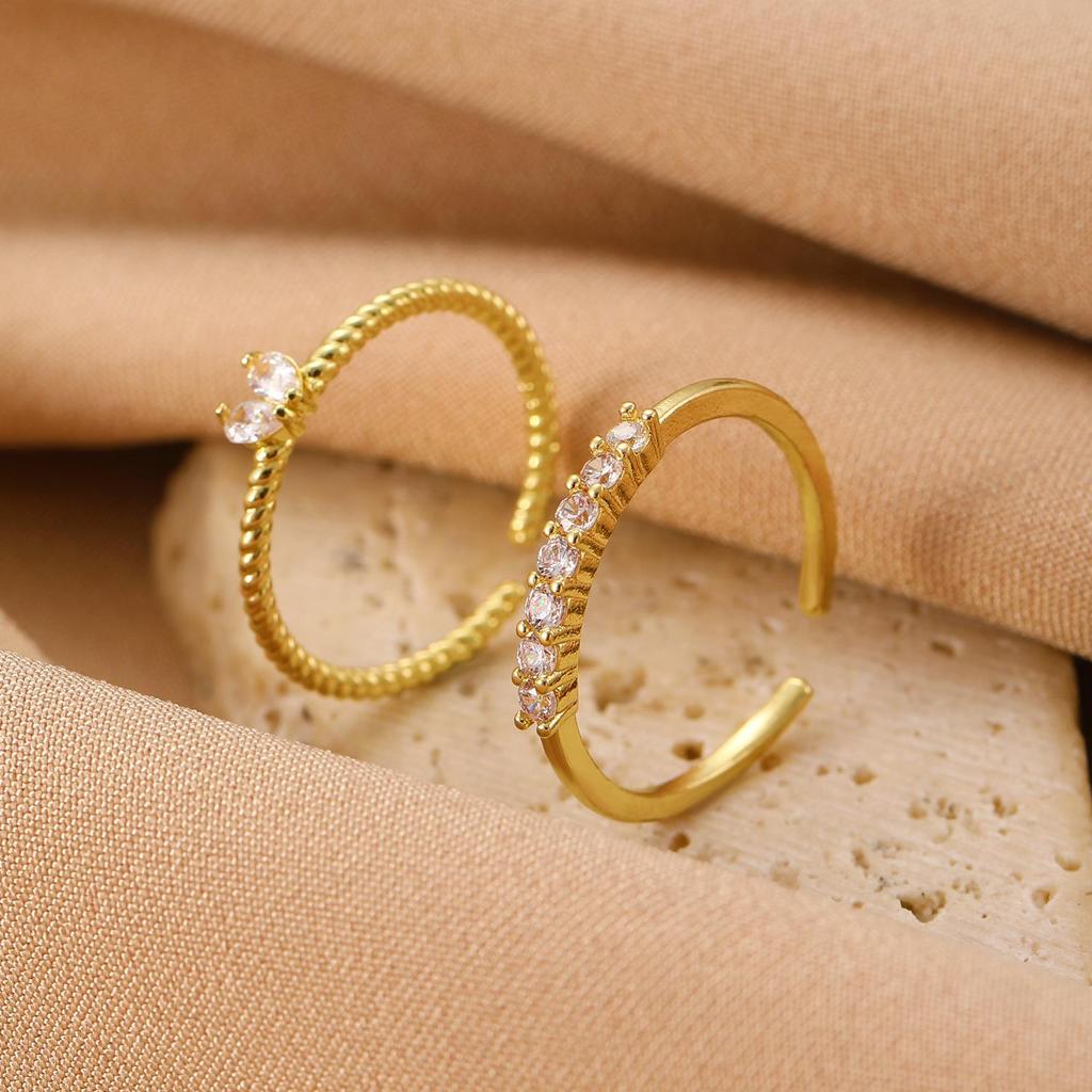 High-End Cross-Border Fashion Bow Ring for Women - European & American Style Open Index Finger Accessory