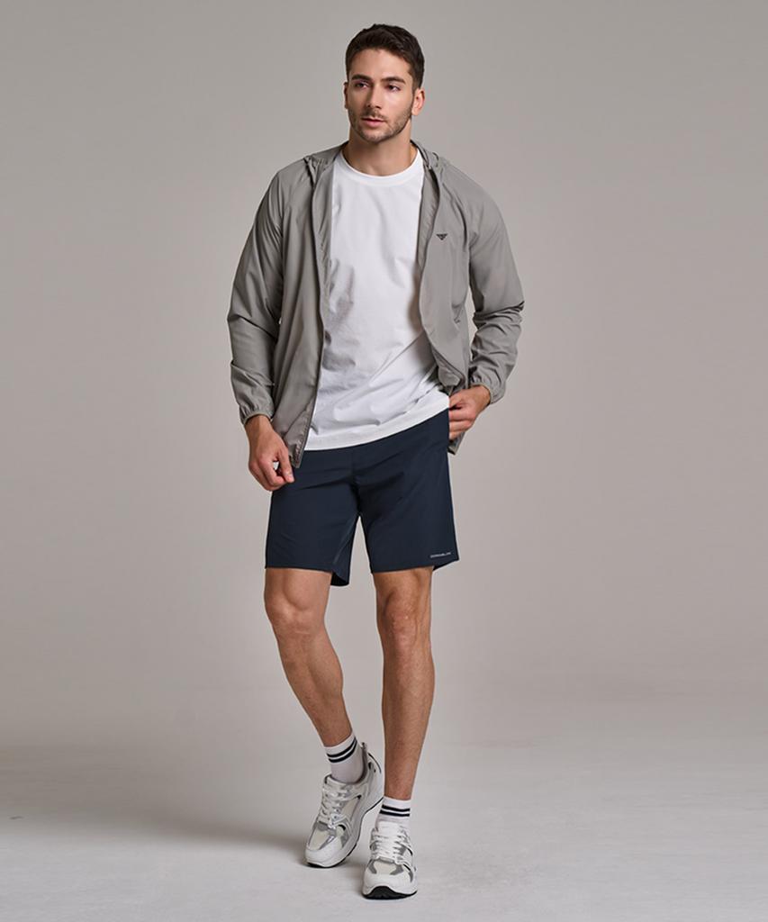 DOWNBLOW Men'S Sports Air Stretch Basic Knee-Length Shorts Dbc1805M