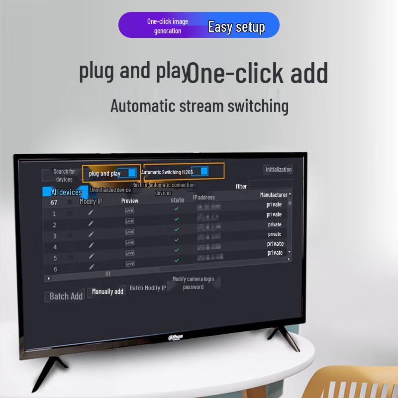 Dahua DH-NVR808-8-HDS3/I 8-Channel 8-Bay AI NVR CN Plug (adapter Included)