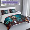 3pcs Custom Name Michael Myers Set,Includes 1 Duvet Cover and 2 Pillowcases,All-season Bedroom Decor