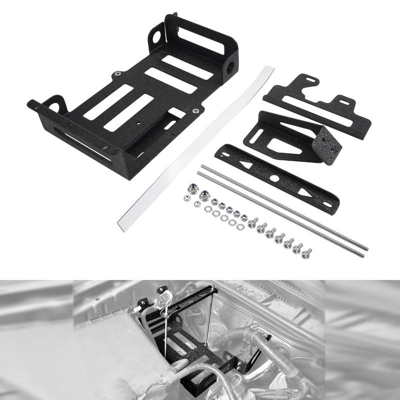 Secondary Battery Box for Toyota 4Runner 2010- 5th Gen,for Group 34 & 35 Battery Charging Relay Mounting Points Battery Tray
