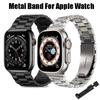 Luxury High-quality Stainless Steel Strap For Apple Watch Ultra 8 7 Band 49mm 45mm 44mm 42mm 41mm Bracelet Metal Band iWatch 49mm Correa