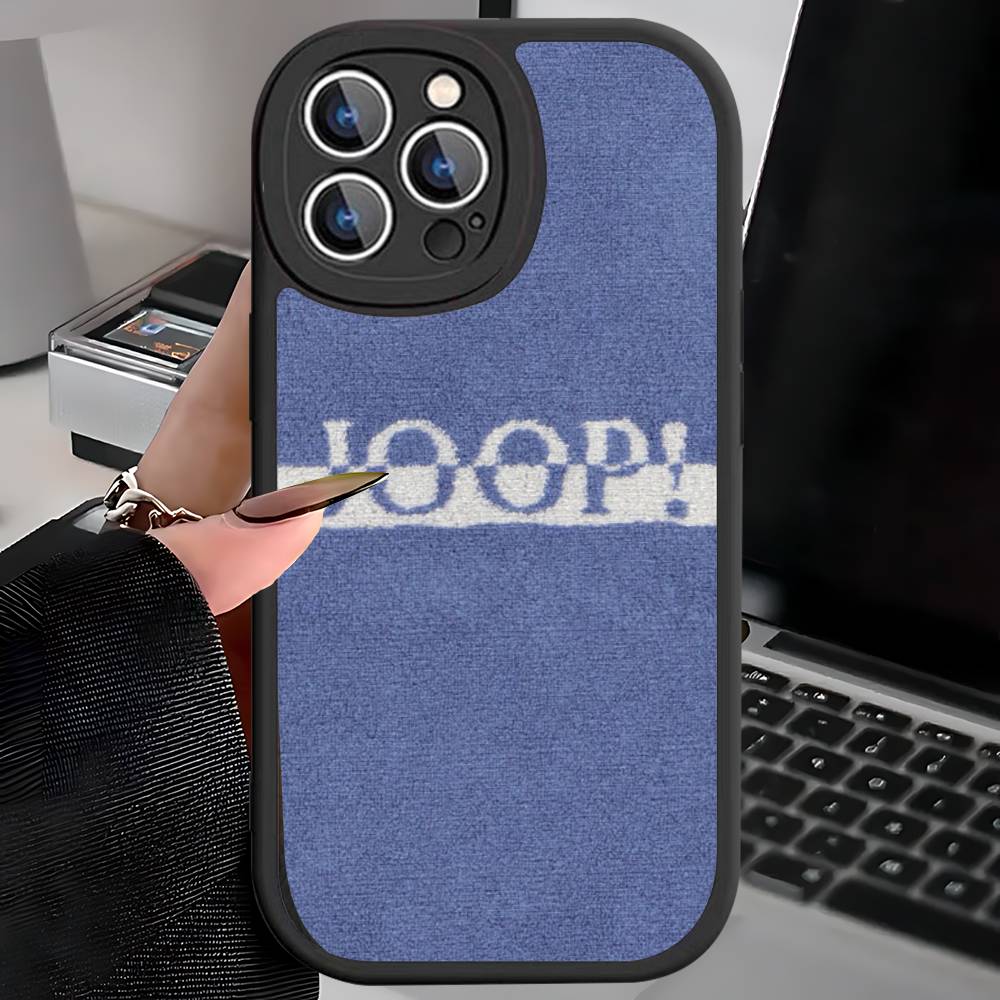 Modemarke J-Joop Leder Handyhülle Für IPhone 16 15 14 17 Pro Max 11 12 Mini Plus Weiche Hülle