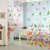 1Pc New Floral Butterfly Sheers Curtains Voile Tulle Door Window Curtain Valance
