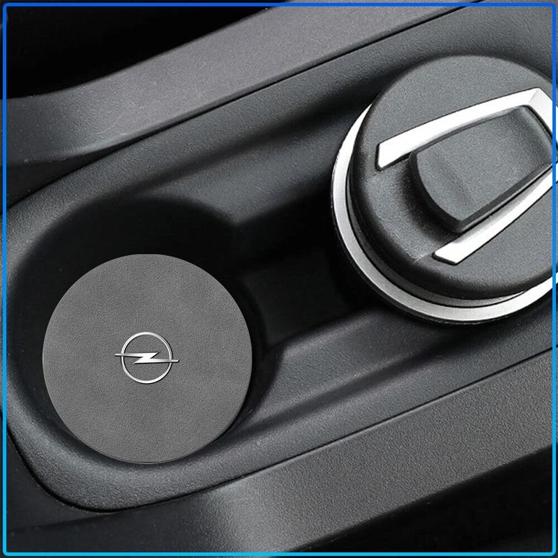 Car Coaster Decoration Accessories Water Cup Slot Anti-Slip Mat Sticker For Opel Astra H G J Insignia Mokka Zafira Corsa Vectra B C D