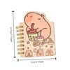Stationery Cartoon Capybara Notepads Multifunction Kawaii Capybara Notebook  Hand Account Book