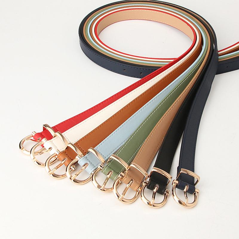 Leather Female Belt Strap Black Brown Green Women Belts Ladies Dress Belt Girls