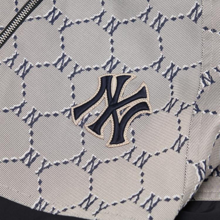 New MLB Old Flower Jackets Unisex Black 3AWJM0221-50BGS