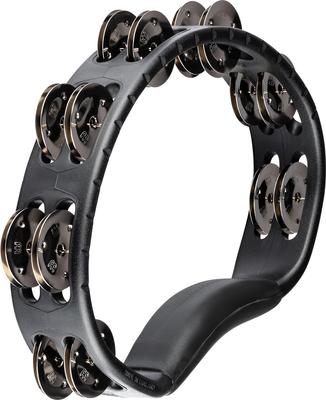 MEINL Percussion Headliner Series Hand Held ABS Tambourine HTMT1BK [Domestic Genuine Product]