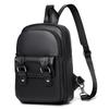 Herrenrucksack Kleine Brusttasche Herren Umhängetasche Gute Qualität PU-Leder Herrentasche Lässig Business Männliche Crossbody-Rucksäcke Mochila