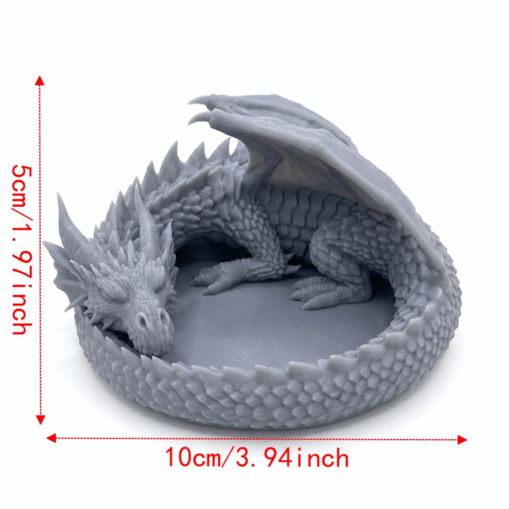 Dark Style Dragon Tray 3D Printing Desktop Organizer Creative Jewelry Storage Tray Entryway Decor