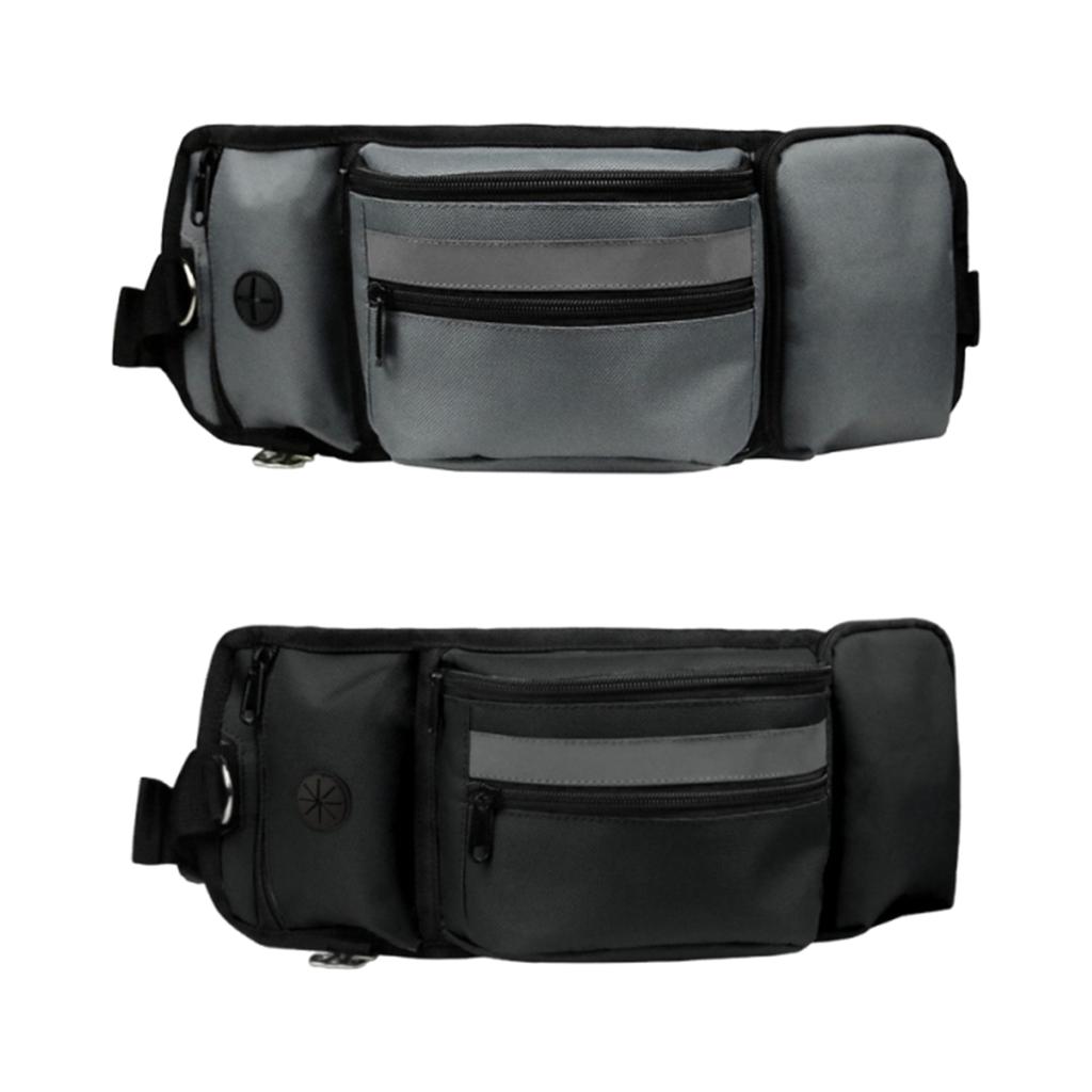 Hundespaziergang Bauchtasche mit integriertem Kotbeutelspender Hundetraining Leckerlibeutel mit verstellbarem Riemen für Haustierbesitzer