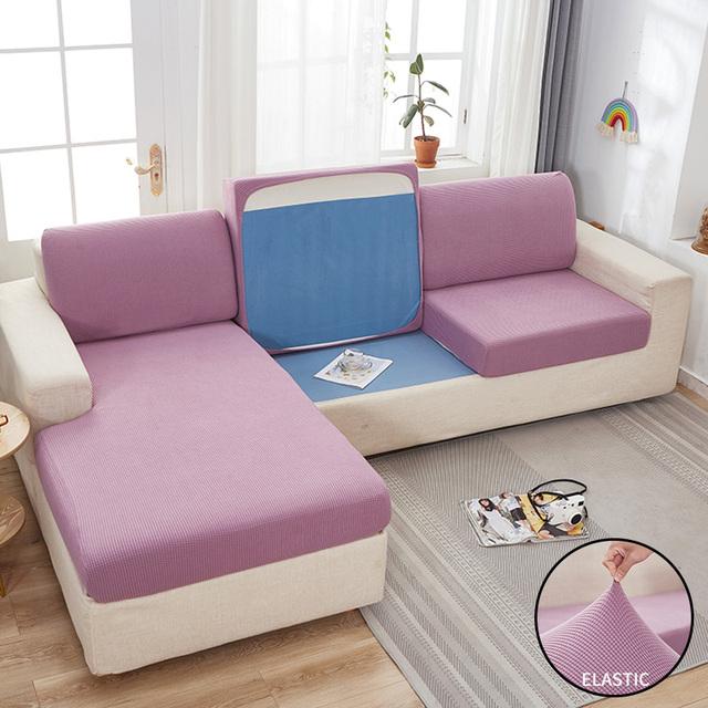 Żakardowa poduszka na siedzenie sofy pokrowiec na meble dla zwierząt domowych dzieci Stretch zmywalny zdejmowany narzuta na sofę zwykłe narzuty na sofę