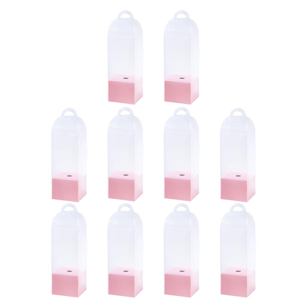 Clear Bouquet Bags Elegant Flower Packaging Boxes Single Rose Flower Box For Florist Retail And Special Events