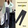 Women's High-Waist Tummy Control Shark Pants - Comfortable, Versatile, Hip-Lifting, Three-Quarter Base Layer for Summer 2026