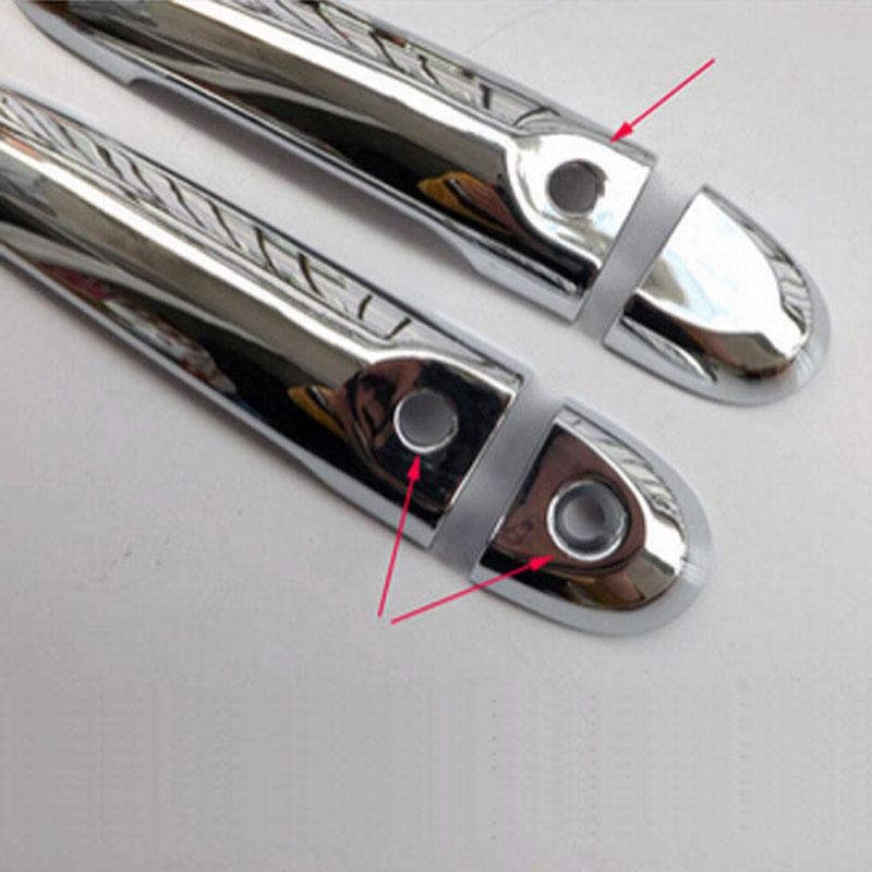 Für Nissan Juke 2010 2011 2012 2013 2014 2015 2016 ABS Chrom Türgriffabdeckung Türgriff Autozubehör 4