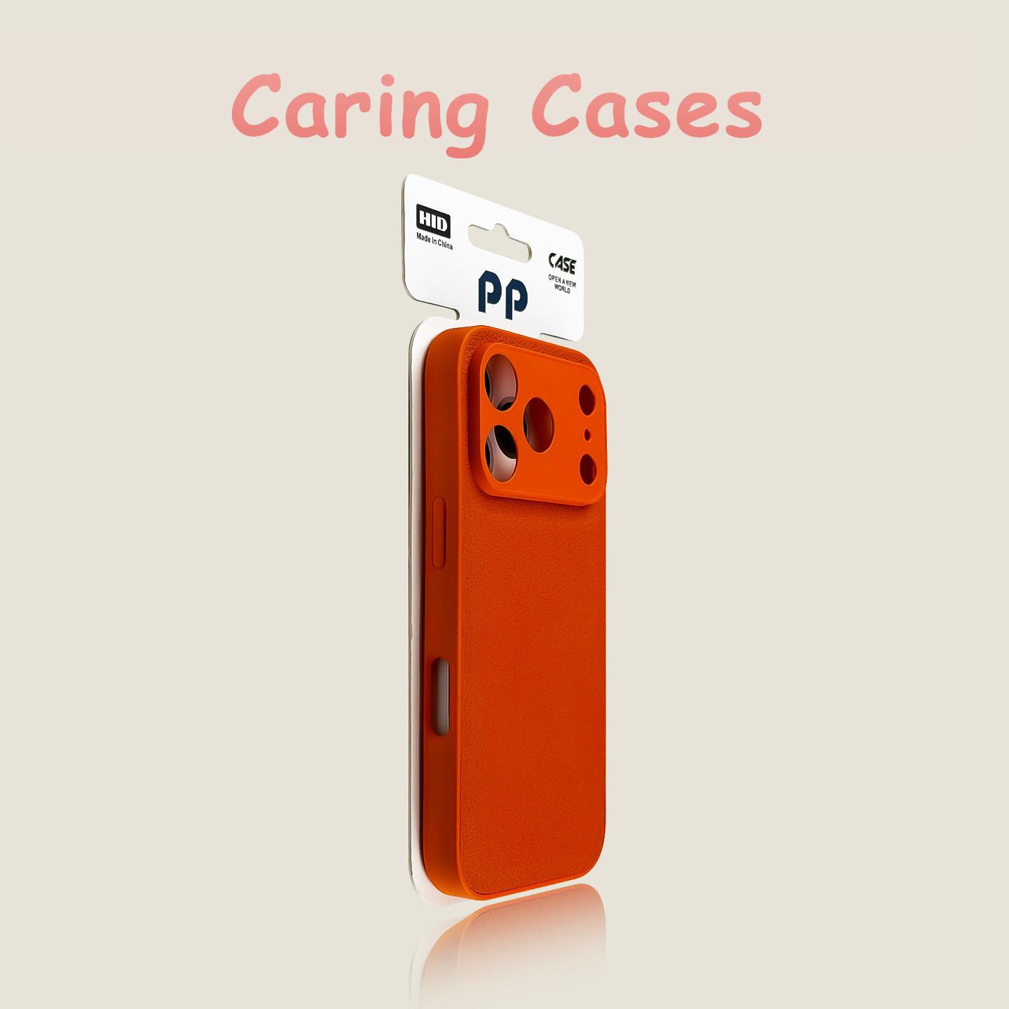 

For iPhone 17 Pro Max Case Silver Lychee Texture PU Minimalist Premium Precise Cutouts Protective ForiPhone 16 15 14 13 12 11 iPhone Air помаранчевий