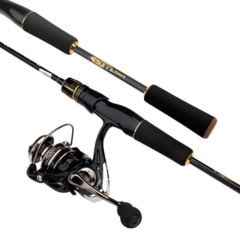 Universelles Carbon-Köderruten-Set: M Power, Gerader Griff, Weitwurf-Angelrute