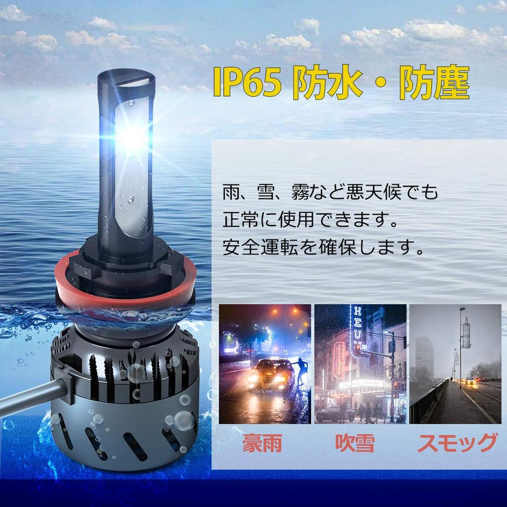 LED-Nebelscheinwerfer H11 H8 H9 H16 3 Farbtemperaturen 3 Modi Umschaltbar Integrierte LED-Birne Ultra Mini Kompakt POOPEE DC12V 28W Leuchtet 6000K 3000K 4300K