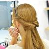 Lady Hair Hoop Band Headband Elastic Rubber String Easy Hair Styling Making Tool