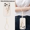 Luxury Flowers Print Lanyard Case For iPhone 18 Pro Max Shockproof Bumper Soft Silicone Cover For iPhone 17 16 15 14 13 Pro Max 17E