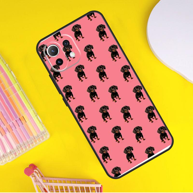Dachshund Sausage Dog Cover For Xiaomi 14 13 Ultra 11T 12T 13T 14T Pro POCO X7 Pro X3 X5 F3 F5 F6 M6 X6 Pro Case