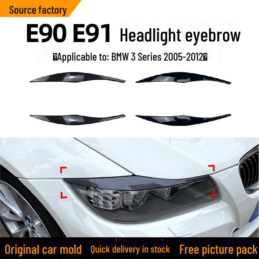 

BMW E90 E91 320i 330i Комплект наклеек на фары и брови - Внешние автомобильные аксессуары BMW 3 Series E90 E91 2005-2012