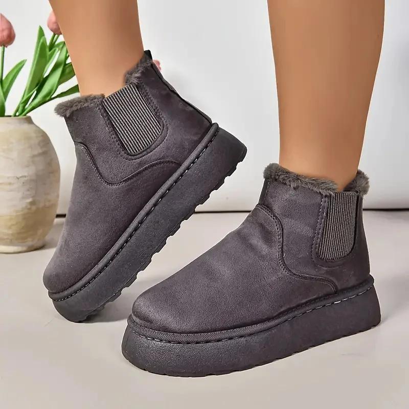 2024 New Winter Women Boots Thickened Plush High-top Snow Boots Women Warm Simple Versatile Comfortable Cotton Shoes for Women