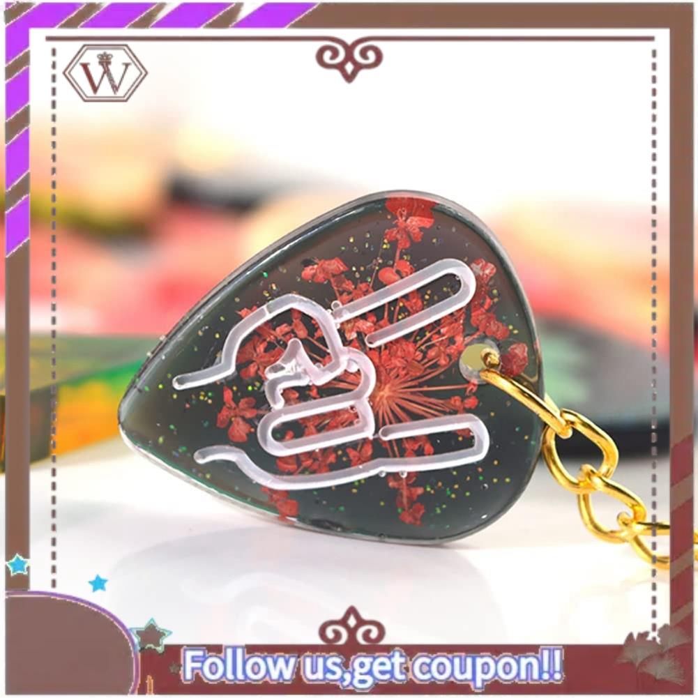 A95D-3Pcs Guitar Pick Resin Molds Guitar Triple-Cornered Plectrum Silicone Molds For Resin Casting Guitar Pick Case Mold NONE белый