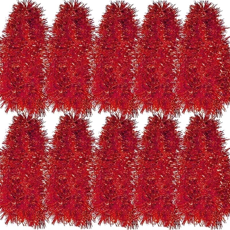30/1,5M Weihnachts-Glitzer-Lametta-Girlande Bunt Stange Weihnachtsbaum Hängender Schmuck Frohe Weihnachten Dekoration für Zuhause 2024 Neujahr