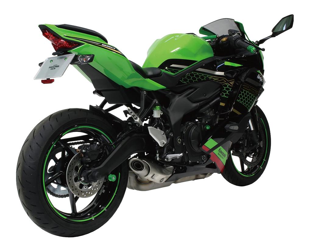 POSH FAITH Motorcycle Fender Eliminator Kit for and with LED License Plate Light and Reflector ZX-25R/SE (2021-2024) ZX-4R SE/4RR (2024) (Product