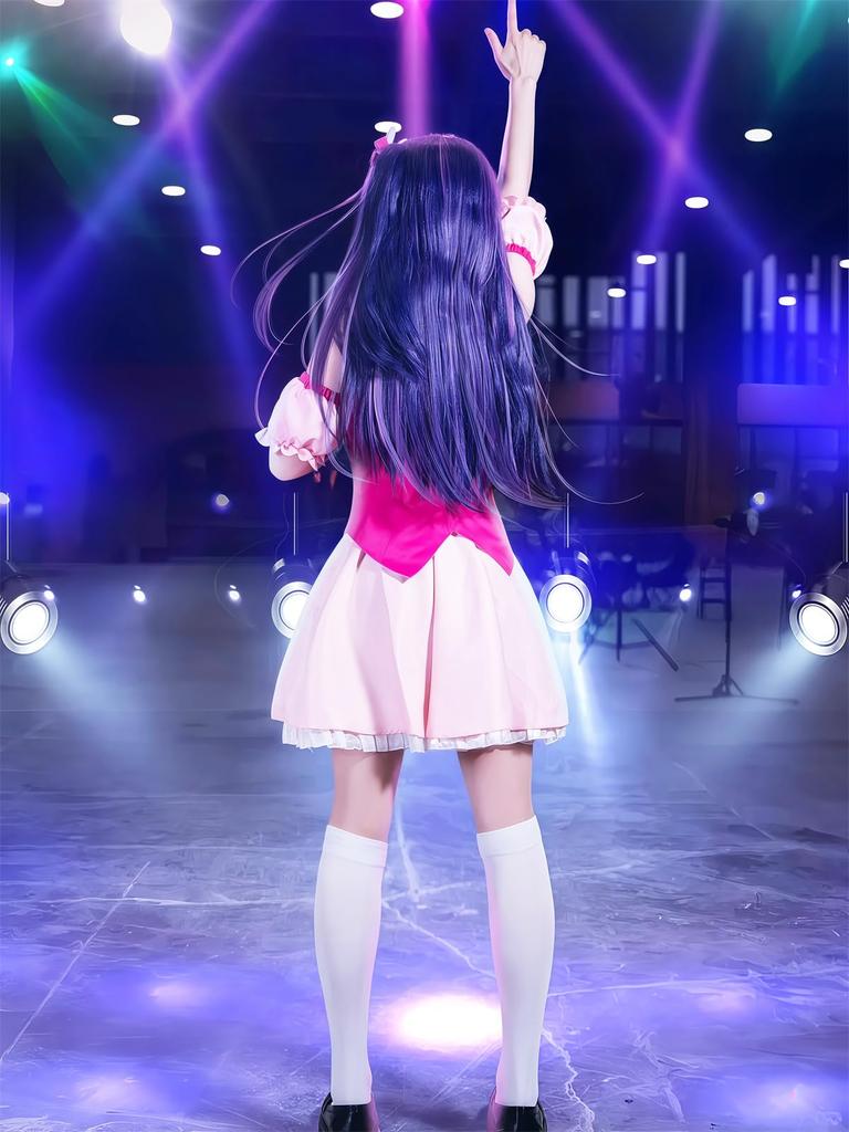 NOKIJP Hoshino Ai Cosplay Costume Oshi no Ko B Komachi School Festival Adult