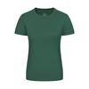 Reines Baumwoll-Kurzarm-T-Shirt für Damen Neues Lässiges Taillenbetontes Halbarm-Damen